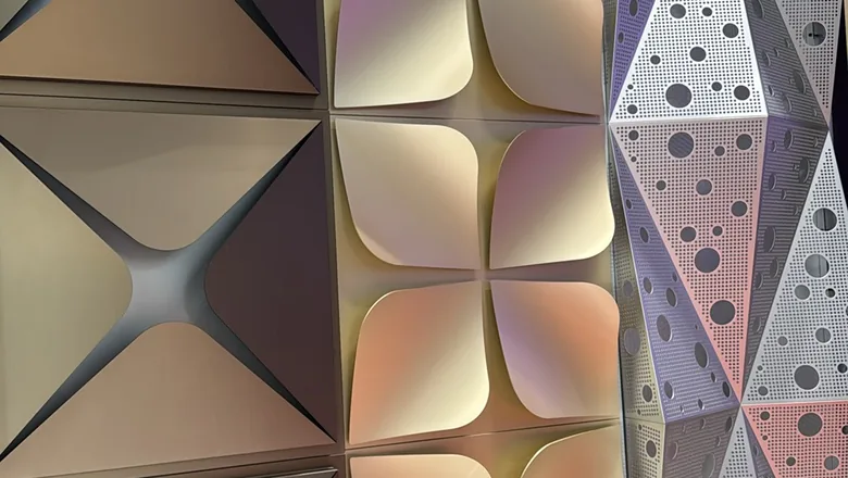 ألواح مؤكسدة ثلاثية الأبعاد مضغوطة وألواح شاشة مثقبة
